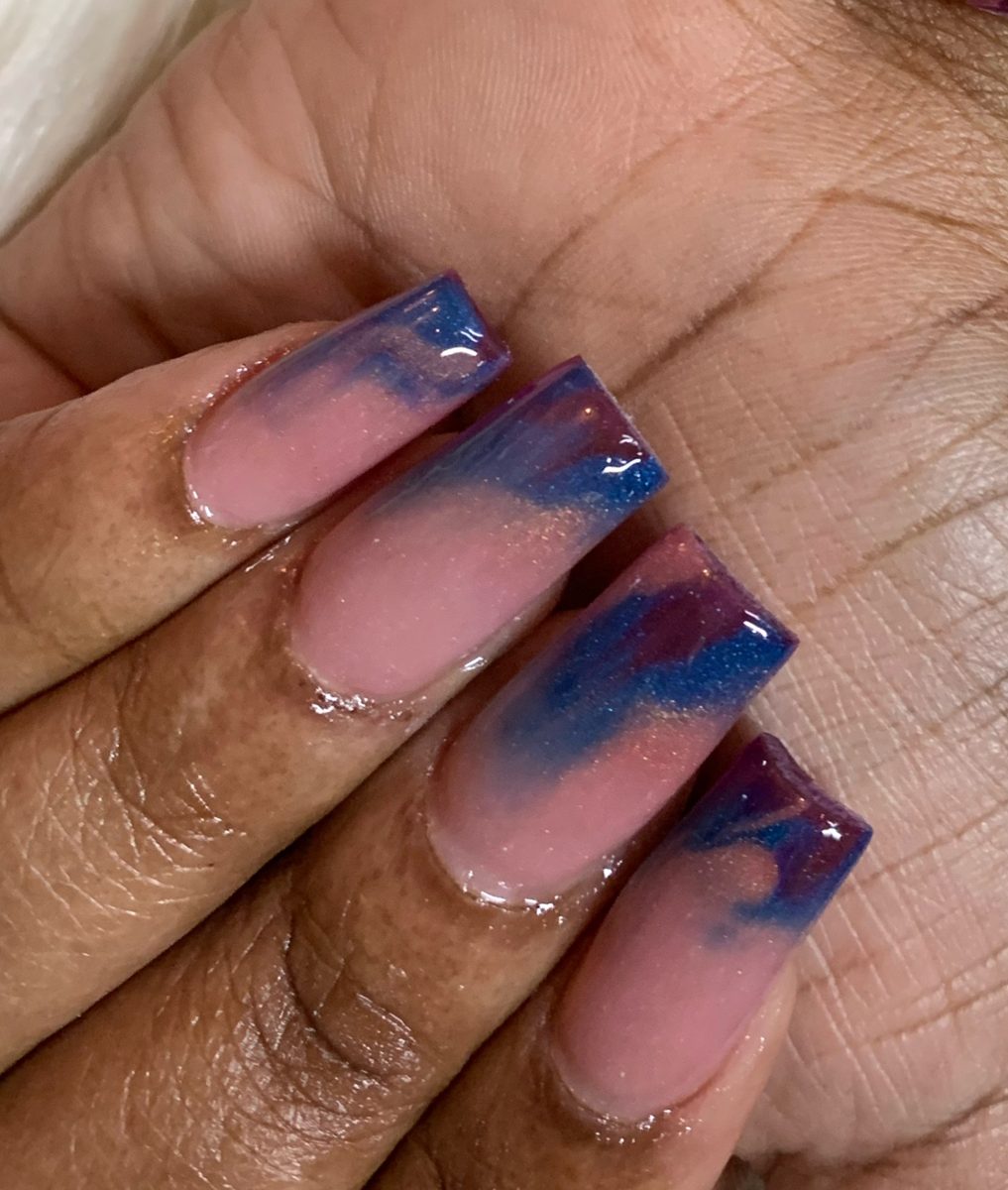 Marble ombré